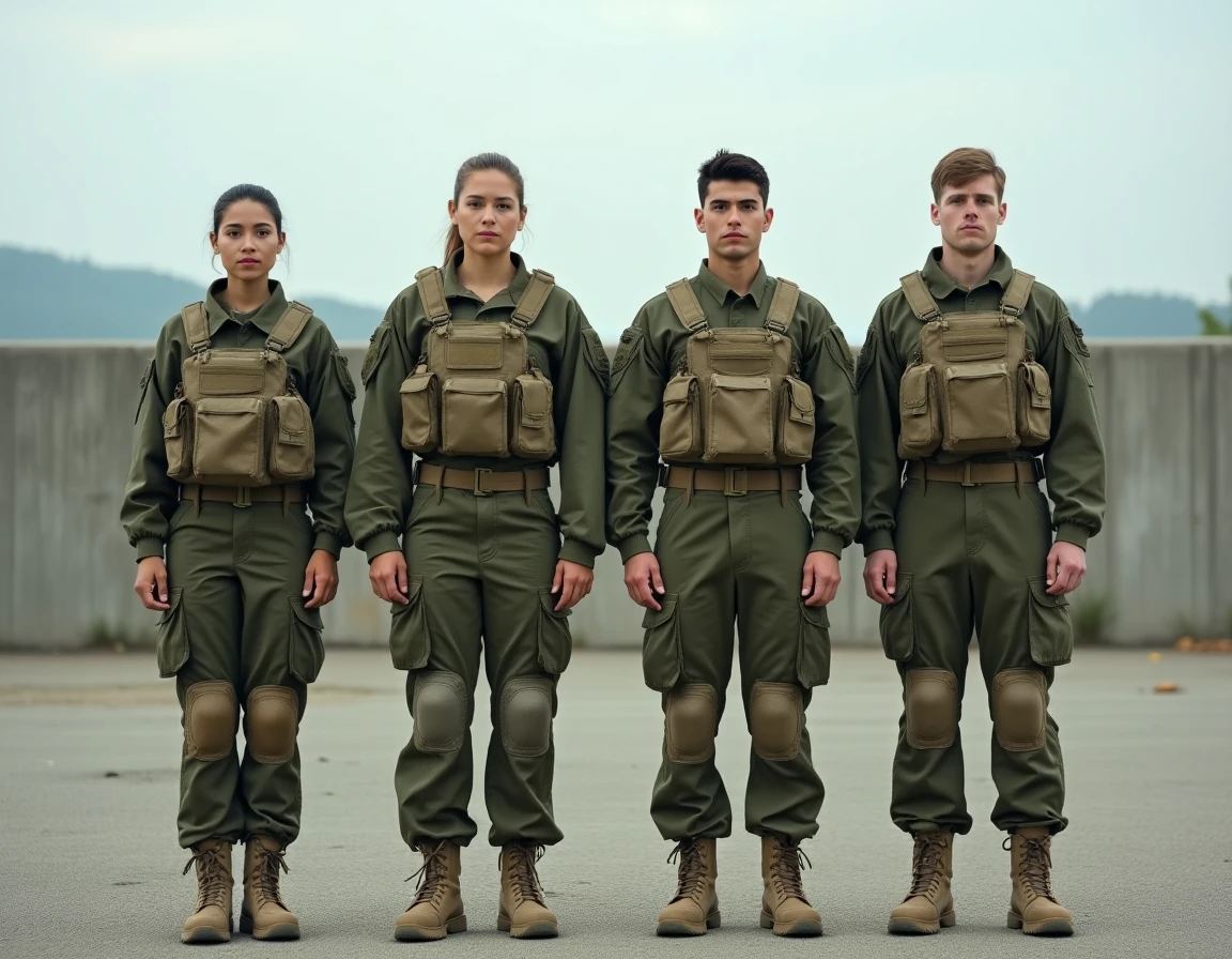 Groupe de soldats en tenue tactique sur un terrain d'entraînement militaire — forces armées mondiales comparées en 2026